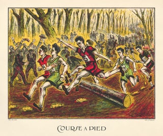 Item nr. 159723 Course A Pied. La Collection d'Estampes. Gaston Dorfinant