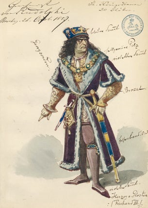 Item nr. 159761 Herzog von Gloster [Duke of Gloucester]. Herzogliches Hoftheater Braunschweig