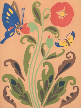 Item nr. 159867 No. 7, Two Dragonflies and Flower. Nakagawa Zhuanshu. Anonymous