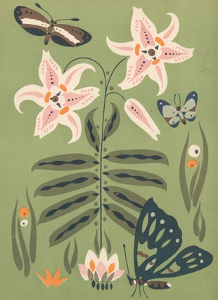 Item nr. 159882 No. 18, Butterfly and Flowers. Nakagawa Zhuanshu. Anonymous