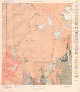 Item nr. 159963 Shoshone Sheet. Atlas to Accompany Monograph XXXII on the Geology of the...