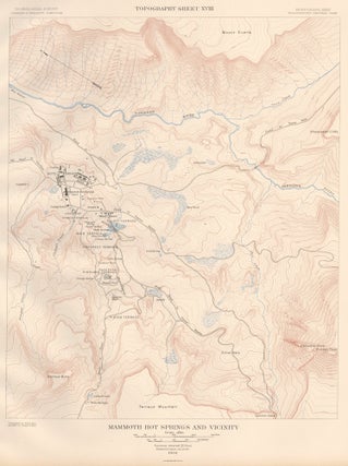 Item nr. 159970 Mammoth Hot Springs. Atlas to Accompany Monograph XXXII on the Geology of the...