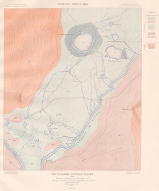 Item nr. 159975 Excelsior Geyser Basin. Atlas to Accompany Monograph XXXII on the Geology of the...