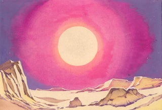 Item nr. 160044 Sun over Canyon. Science Fiction Imagery and Futuristic Landscapes. French School