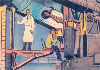 Item nr. 160062 Scientists inside Space Exploration Structure. Science Fiction Imagery and...