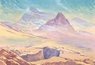 Item nr. 160070 Mountain Landscape. Science Fiction Imagery and Futuristic Landscapes. French School
