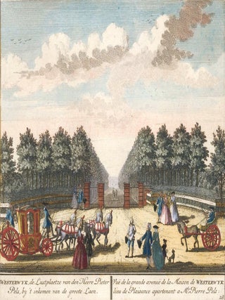 Item nr. 160106 Westerwyk de Lustplaetze van den Heere Pieter Pels, by 't inkomen van de groote...