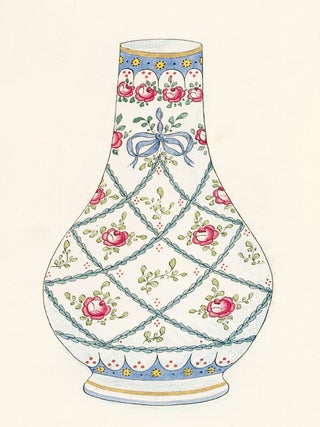Item nr. 160116 Porcelain Vase Design. Porcelain Designs. Gabriel Fourmaintraux Porcelain Company