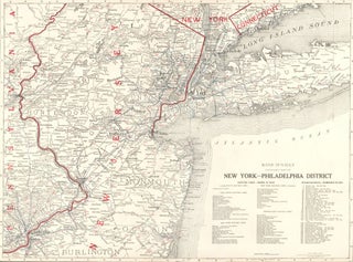 Item nr. 160158 New York - Philadelphia District. Commercial Atlas of America. Rand McNally, Company