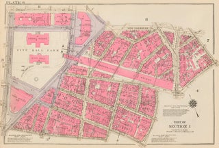 Item nr. 160202 Section 1: Plate 6. Land Book of the Borough of Manhattan, City of New York....