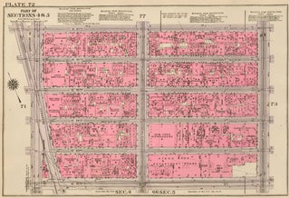 Item nr. 160221 Section 4: Plate 72. Land Book of the Borough of Manhattan, City of New York....