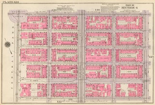 Item nr. 160251 Section 6: Plate 124. Land Book of the Borough of Manhattan, City of New York....
