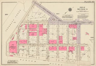 Item nr. 160296 Section 8: Plate 185. Land Book of the Borough of Manhattan, City of New York....