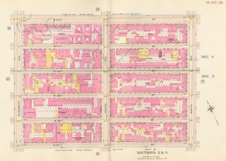 Item nr. 160326 Section 4: Plate 28. Atlas of the City of New York. Bromley, GW Bromley, Co