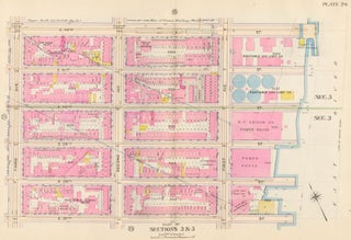 Item nr. 160327 Sections 2 & 5: Plate 24. Atlas of the City of New York. Bromley, GW Bromley, Co