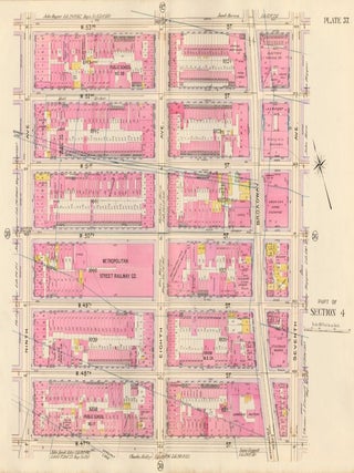 Item nr. 160361 Section 4: Plate 37. Atlas of the City of New York. Bromley, GW Bromley, Co