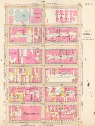 Item nr. 160362 Section 4: Plate 41. Atlas of the City of New York. Bromley, GW Bromley, Co