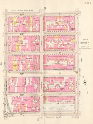 Item nr. 160363 Section 3: Plate 19. Atlas of the City of New York. Bromley, GW Bromley, Co