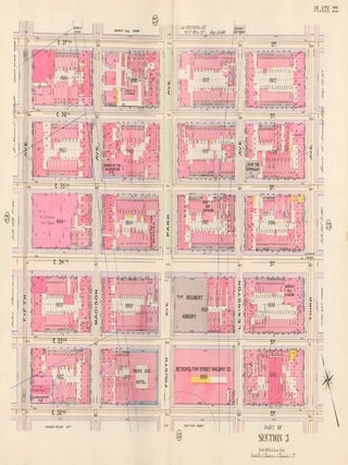 Item nr. 160366 Section 4: Plate 39. Atlas of the City of New York. Bromley, GW Bromley, Co