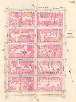 Item nr. 160367 Section 4: Plate 29. Atlas of the City of New York. Bromley, GW Bromley, Co