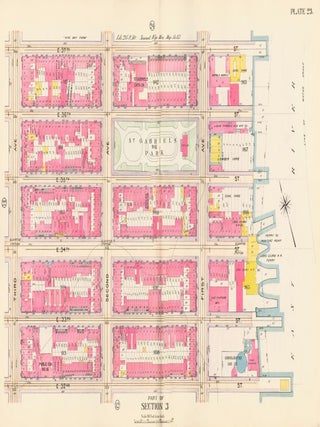 Item nr. 160368 Section 3: Plate 24. Atlas of the City of New York. Bromley, GW Bromley, Co