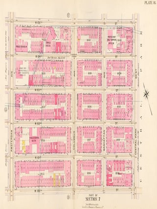Item nr. 160371 Section 7: Plate 16. Atlas of the City of New York. Bromley, GW Bromley, Co