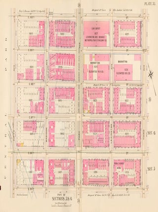 Item nr. 160374 Sections 5 & 6: Plate 35. Atlas of the City of New York. Bromley, GW Bromley, Co