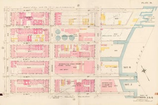 Item nr. 160376 Sections 5 & 6: Plate 36. Atlas of the City of New York. Bromley, GW Bromley, Co
