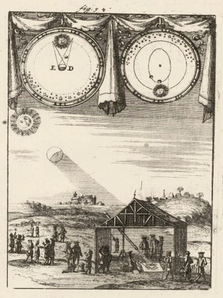 Item nr. 160453 Solar Eclipses according to modern opinion. Description de l'Univers. Allain...