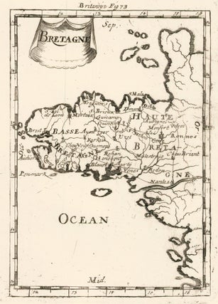 Item nr. 160468 Map of Brittany, France. Description de l'Univers. Allain Manesson Mallet