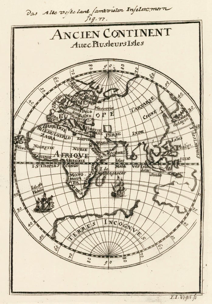 Item nr. 160471 The Ancient Continent. Description de l'Univers. Allain Manesson Mallet.