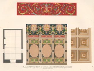 Item nr. 160504 Plan, Elevation, & Ceiling. Specimens of Ornamental Art. Lewis Gruner