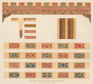 Item nr. 160510 Details of a Wooden Ceiling of the XIVth Century. Specimens of Ornamental Art....
