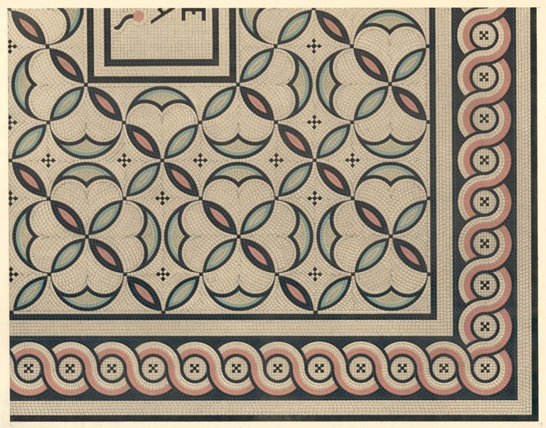 Item nr. 160515 Ancient Roman Tesselated Pavement. Specimens of Ornamental Art. Lewis Gruner.
