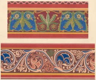 Item nr. 160546 Paintings of a Frieze and Zockel by Giotto. Specimens of Ornamental Art. Lewis...