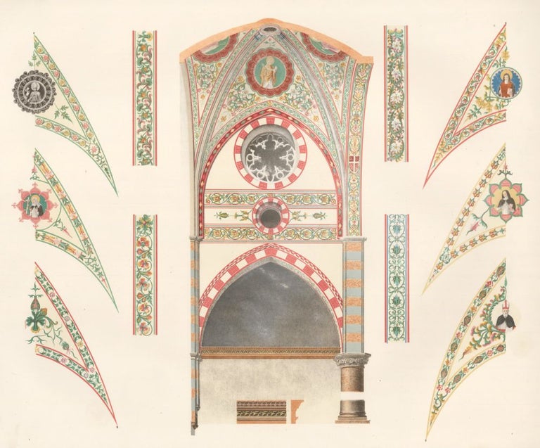 Item nr. 160557 Details of the Paintings in the Church of St. Anastasia. Specimens of Ornamental Art. Lewis Gruner.