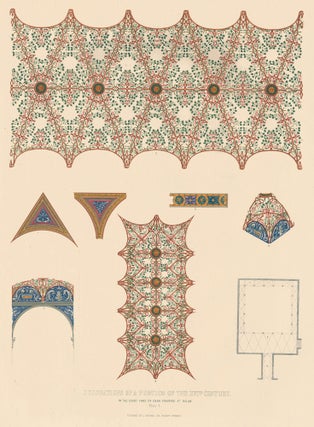 Item nr. 160558 Decorations of a Portico. Specimens of Ornamental Art. Lewis Gruner