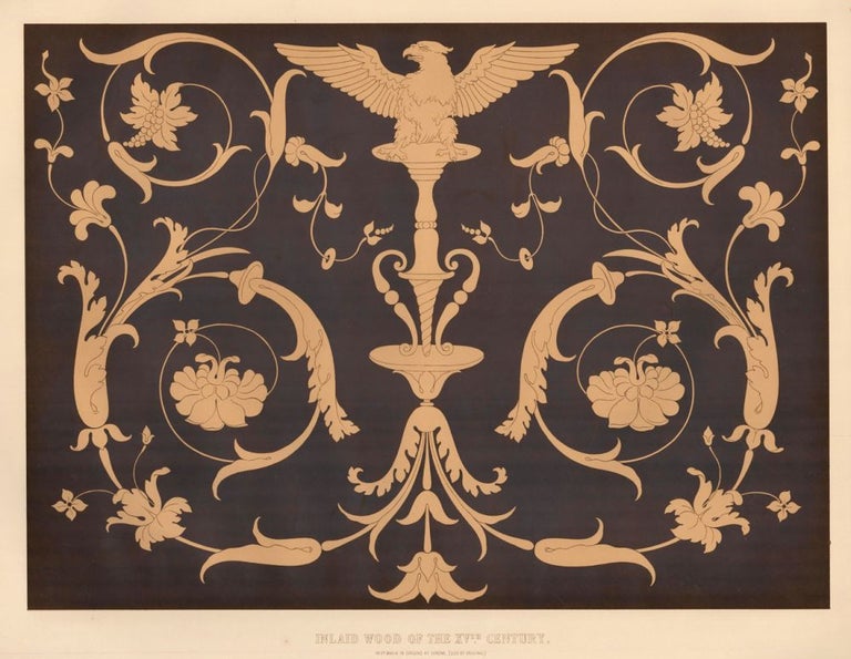 Item nr. 160562 Inlaid Wood of the XVth Century. Specimens of Ornamental Art. Lewis Gruner.