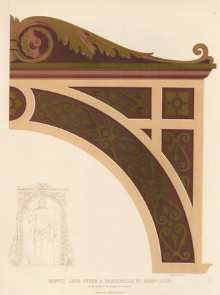 Item nr. 160563 Painted Arch Round a Tabernacle. Specimens of Ornamental Art. Lewis Gruner