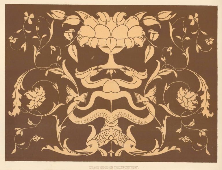 Item nr. 160566 Inlaid Wood of the XVth Century. Specimens of Ornamental Art. Lewis Gruner.