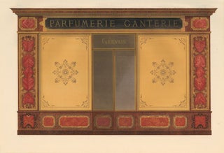 Item nr. 160594 Gervais Parfumerie Ganterie storefront. Journal-Manuel de Peintures. Petit et...