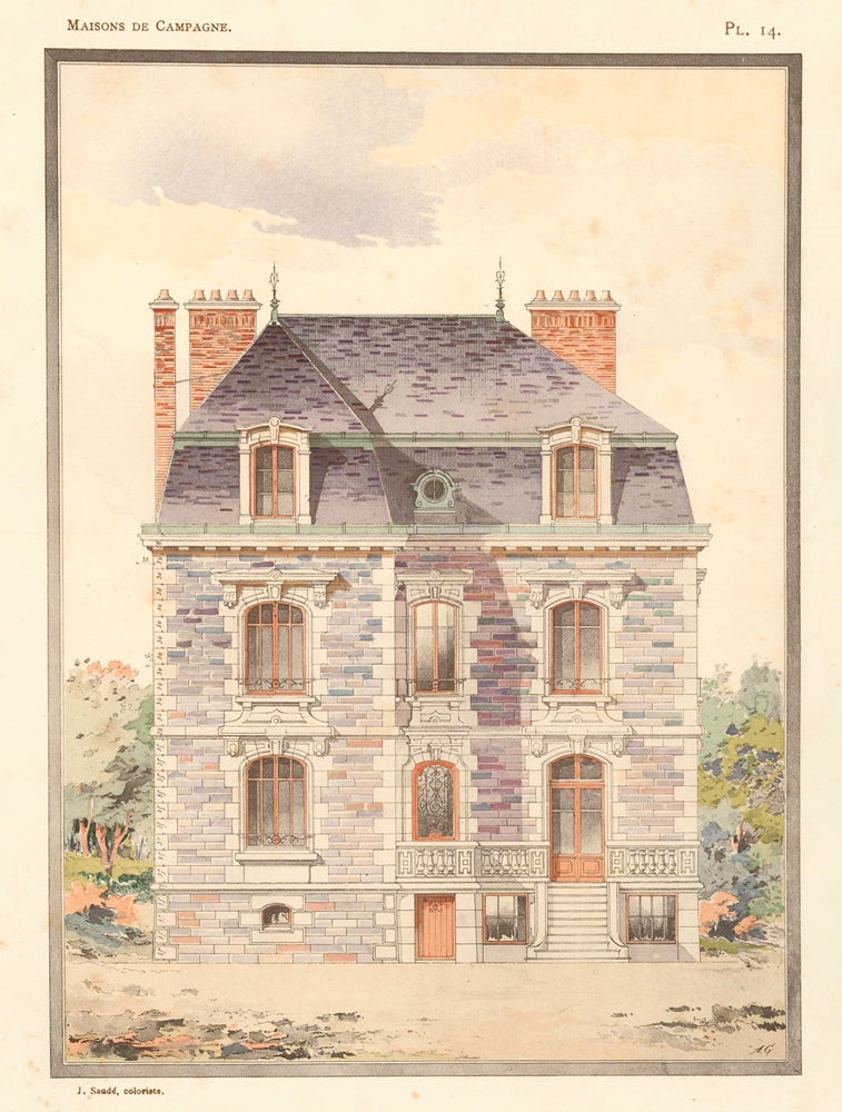 Item nr. 160598 Villa a Brive (Correze). Architecte: M. Macary. L'Habitation Pratique: Revue Mensuelle d'Architecture. Librairie de la Construction Moderne.