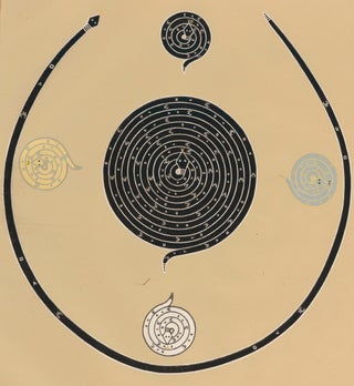 Item nr. 160618 Coiled Mt. Corral Branch of Male Shooting Chant. Sandpaintings of the Navajo...