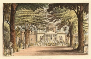Item nr. 160648 Chiswick House. Ackermann's Repository of Arts &c. Rudolph Ackermann