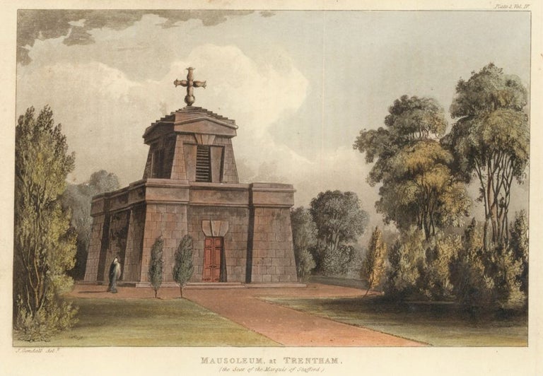 Item nr. 160655 Mausoleum at Trentham. Ackermann's Repository of Arts &c. Rudolph Ackermann.