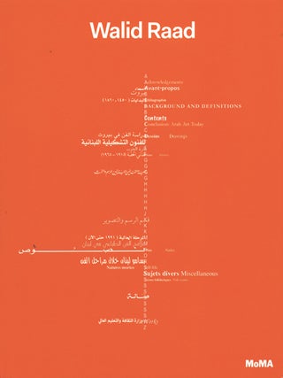 Item nr. 160713 WALID RAAD. Eva Respini, New York. Museum of Modern Art