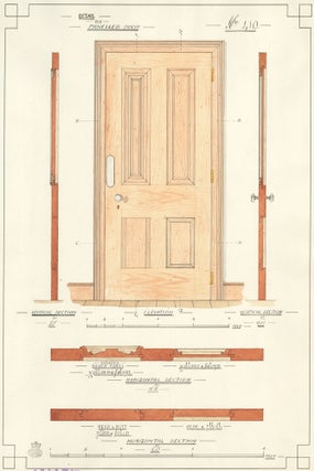 Item nr. 160758 Detail of a Panelled Door. F. Reginald Watson
