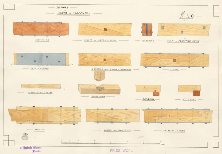 Item nr. 160782 Details of Joints in Carpentry. F. Reginald Watson.