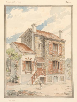 Item nr. 160942 Villa a Yerres (Seine-et-Oise). Architecte: M. E. Potier. L'Habitation Pratique:...