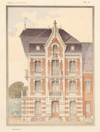 Item nr. 160946 Annexe de l'Hotel de la Gare, a Eu (Seine-Inferieure). Architecte: M. A. Lasnel....